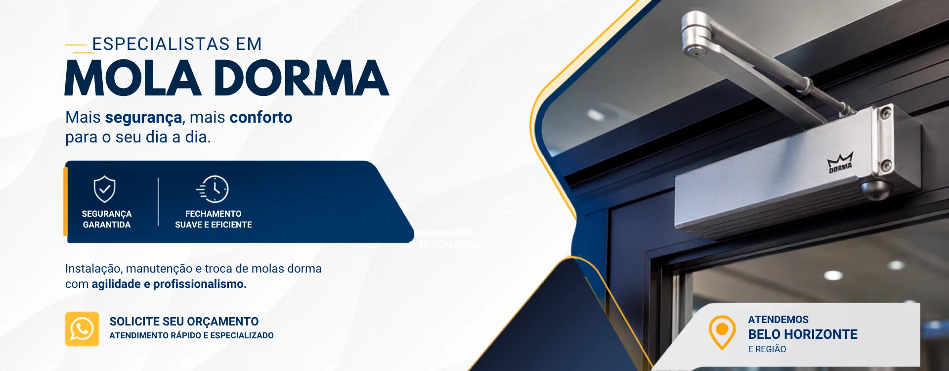 Especialistas em Mola Dorma - instalação, manutenção e troca