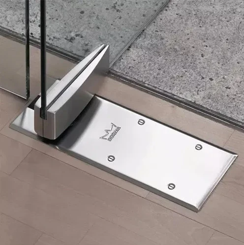 Instalação de mola dorma de piso em porta de vidro blindex